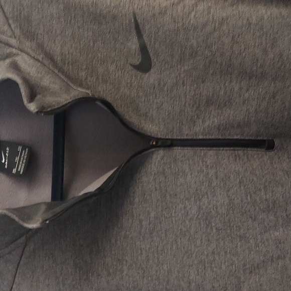 NIKE Gray Dri-Fit Quarter-Zip Pullover Sweatshirt - Picture 3 of 10